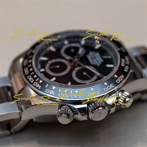 rolex daytona ghiera nera dial nero